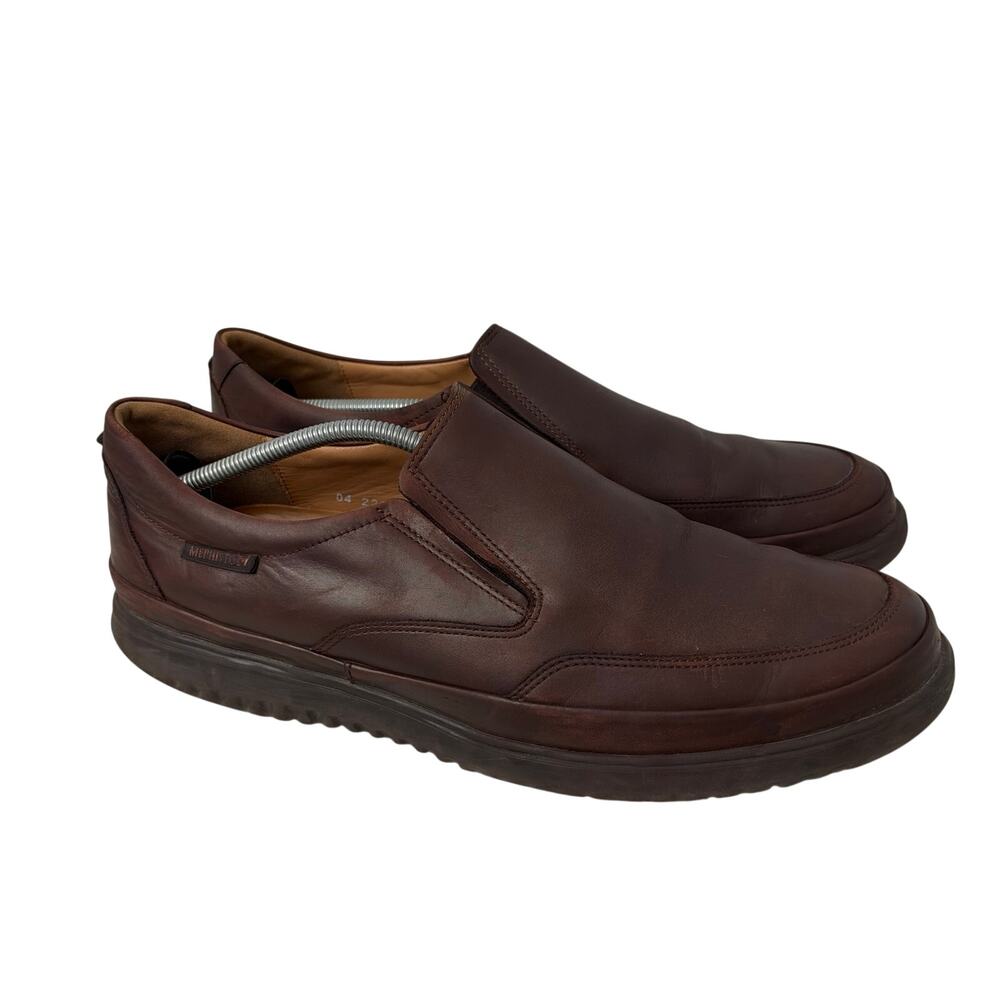 Mephisto Twain Shoes Men’s Size 11.5 Brown Leather Loafers Casual Slip On